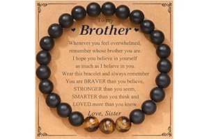 UPROMI Gifts for Dad, Step dad, Grandpa, Uncle, Stepdad, Brother, Son, Grandson, Nephew, Stepson, Man Bracelet, Fathers Day Birthday Gifts for Men Teen Boys