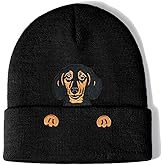 Dachshund Gifts Weiner Dog Embroidered Beanie Hat Dog Lovers Cute Animal Hat Birthday Christmas Stocking Stuffers Gifts Stuff