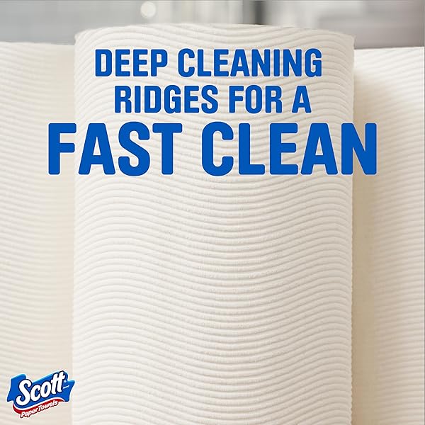 SCOTT PAPER TOWELS, CHOOSE-A-SHEET, 6 DOUBLE ROLLS = 12 REGULAR ROLLS (108 SHEETS PER ROLL)