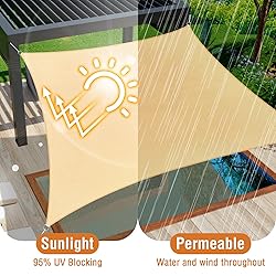 Duerer Sun Shade Sail Canopy 16.5' x 16.5' x