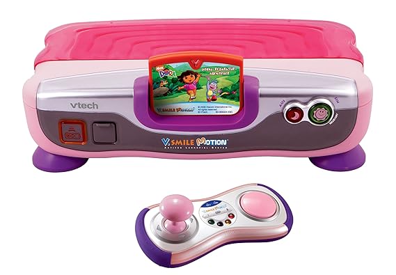 Vtech 80-078854 - V.Smile Motion Lernkonsole pink inkl. Lernspiel Dora