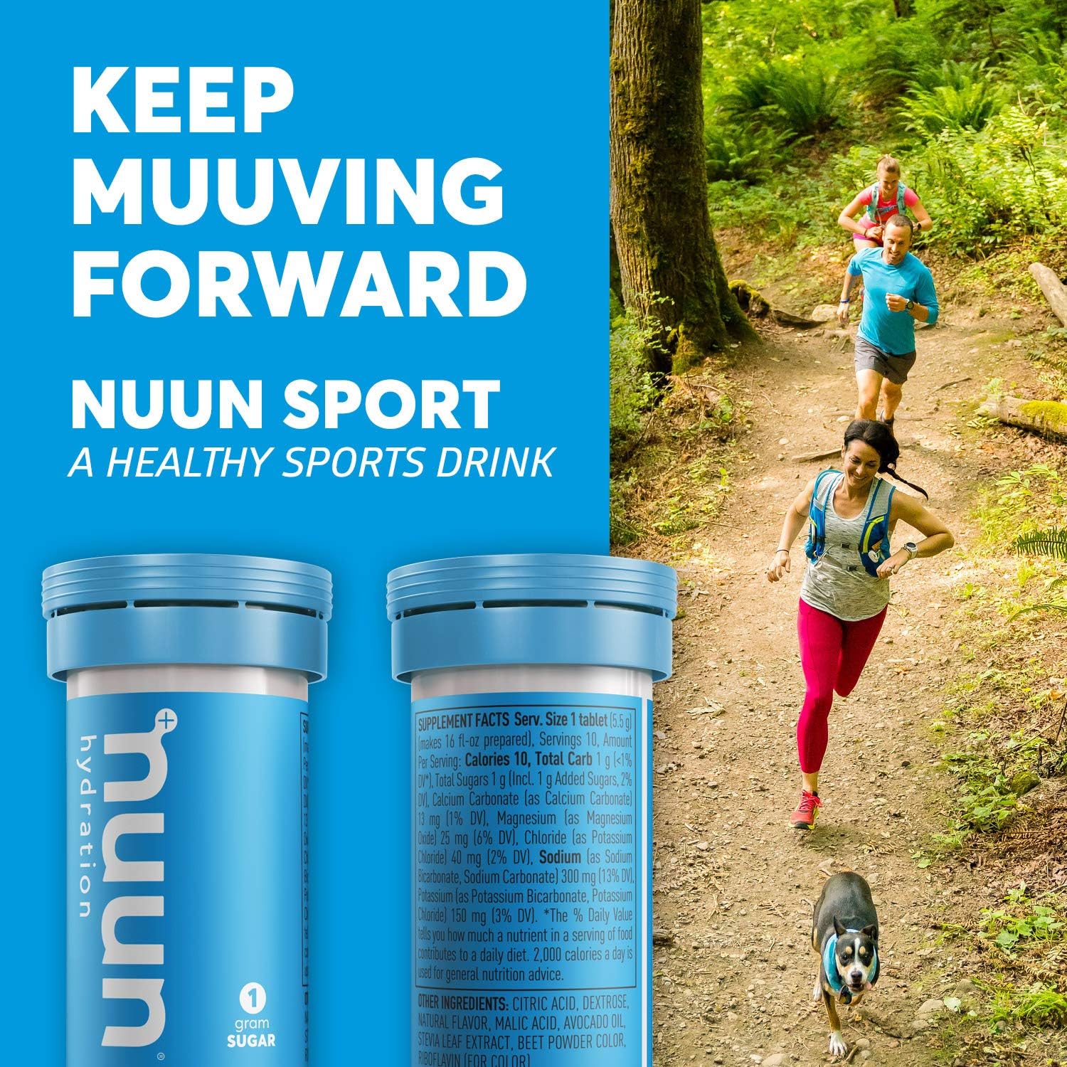 Nuun Sport: Electrolyte Drink Tablets, Citrus Berry Mixed Box, 4 Tubes (40 Servings): Health & Personal Care