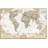 National Geographic World Wall Map - Executive (Poster Size: 36 x 24 in) (National Geographic Reference Map)