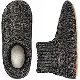The Metluks Mens Warm Slipper Socks with Grips, Fuzzy Indoor House Shoes Non-slip Sherpa Lined, Cozy Winter Cabin Slippers for Men Dad Husband Grandpa Boyfriend, Christmas Stocking Stuffers for Adults