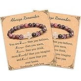 Inspirational Birthday Gifts for Women Unique Christmas Gift Ideal Jewelry Natural Stone Bracelets for Best Friend Sister Niece Mom Aunt Daughter Granddaughter