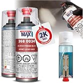 SprayMax 2K Epoxy Primer Black | 2K Primer Automotive | Epoxy Spray Paint | For Metal, Aluminum &amp; Steel | Corrosion-Resistant, Fast-Drying, High Adhesion &amp; Professional Grade | 12.5 oz