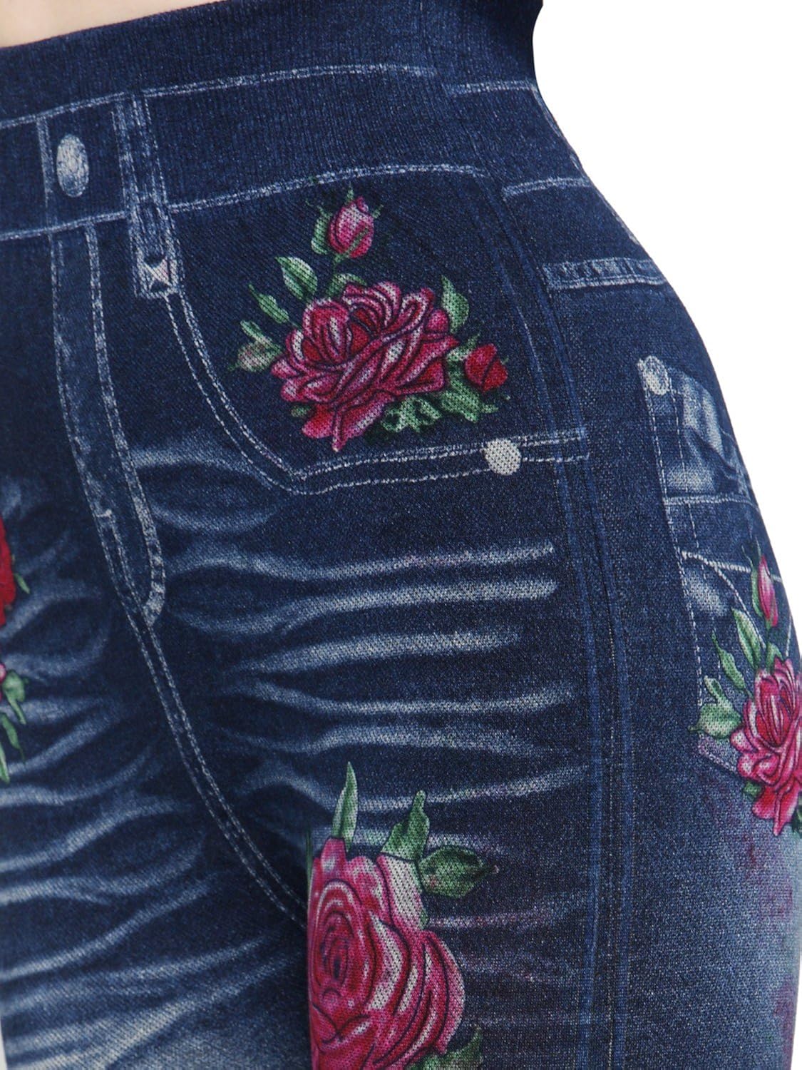 camey women's denim jegging (blue, free size)