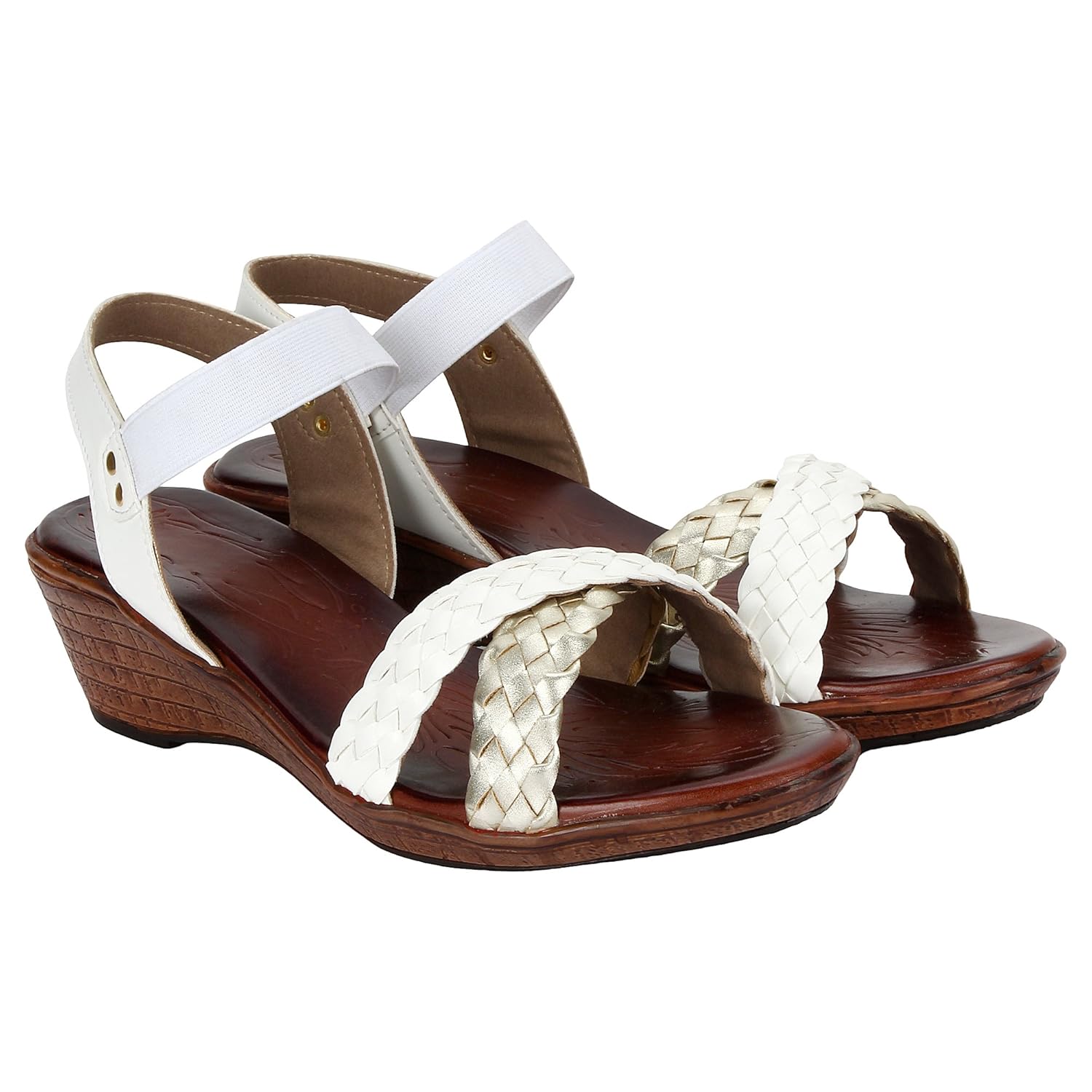 damen mode women designer cross style flat sandal