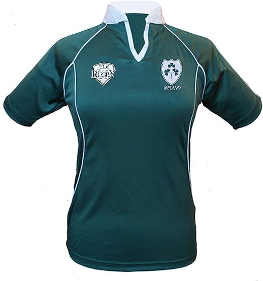 Ireland Ladies Rugby Shirt Slim FIT Amazon.co.uk Clothing