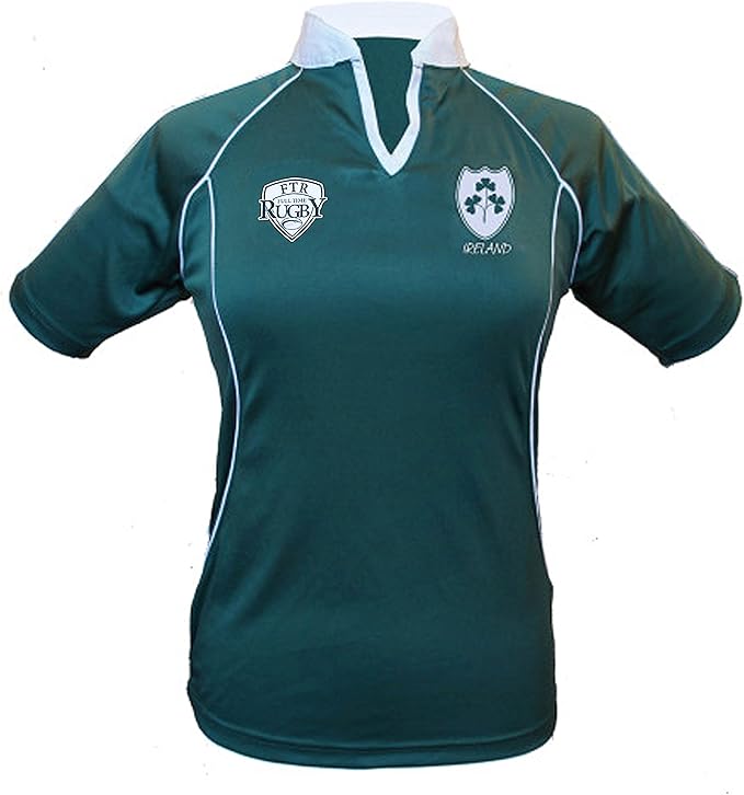 Ireland Ladies Rugby Shirt Slim FIT Amazon.co.uk Clothing