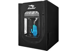 Ausbond 3D Printer Enclosure Constant Temperature Protective Cover Room Storage Fireproof Dustproof Tent for Ender 3V2 Neo/Ender 3S1/Ender 3/Ender 3 S1 Pro Super Enclosure, 23.62''×18.9''x28.3''