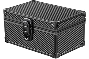 MAZACOO Faraday Signal Blocking Box for Car Key Fob, Keyless Entry Car Key Fob Protector Shielding Cage (Carbon Fiber Black)