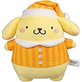 Jazwares Hello Kitty® and Friends - 8-Inch Pompompurin™ Pajama Party Plush - Officially Licensed Sanrio® Product from Ages 6+