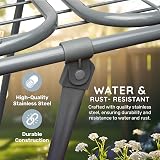 CUQOO Foldable Clothes Airer - Heavy Duty 22 Bars Indoor & Outdoor Rack view 4