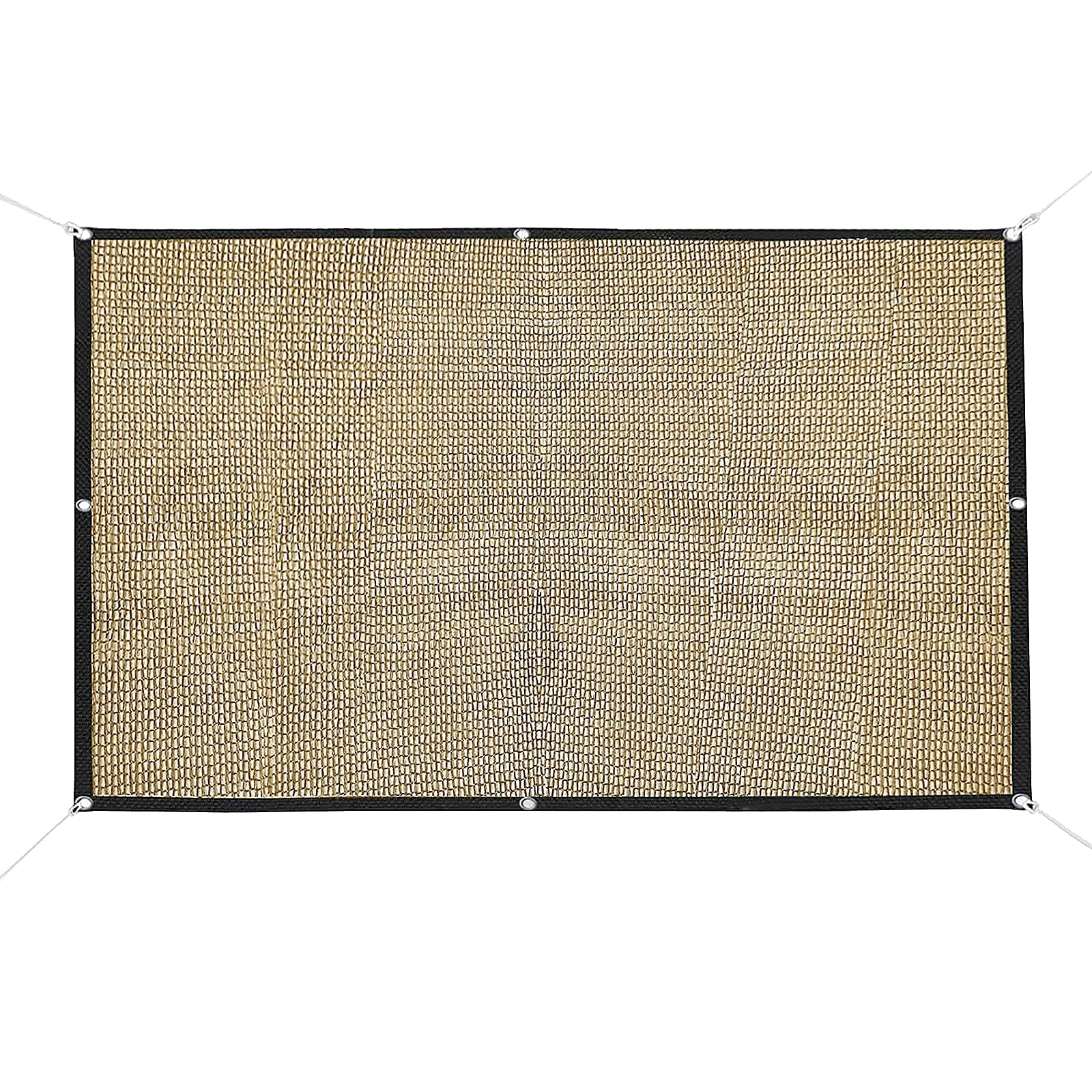 Sun Shade Sail Sunscreen Shade Netting Canopy Sun Shelters UV Resistant HDPE Breathable Sunblock Shade Net for Outdoor Garden Flowers Balcony Patio Lawn Yard Greenhouse Plants with Free Rope