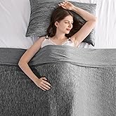 Elegear Revolutionary Cooling Blanket Twin, Absorbs Heat to Keep Body Cool for Night Sweats, Arc-Chill3.0 Cool Fiber Q-Max>0.5 for Hot Sleepers, Lightweight Summer Cold Blankets for Sleeping 59" x 79"