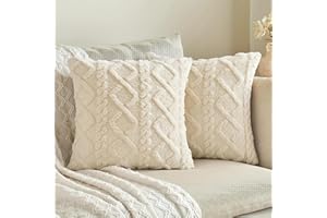 2Pack Pillow Geometric Stripes Embroidery Cut Velvet Cushion Case Luxury Modern Throw Pillow Cover Decorative Pillow for Couc