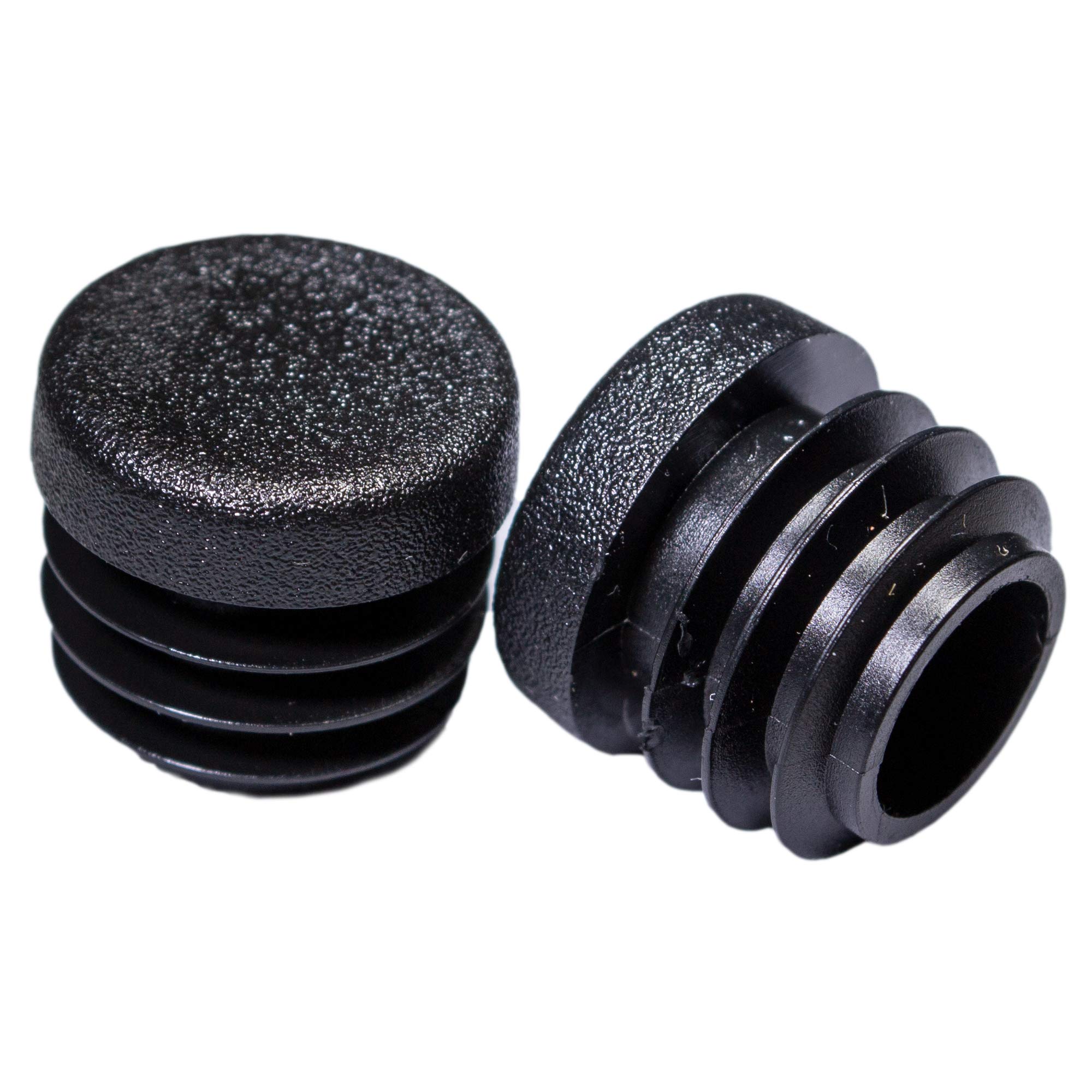 2 Inch End Cap 2x2 2 Square Black Plastic Tubing Plug for 1.85 to 1.92
