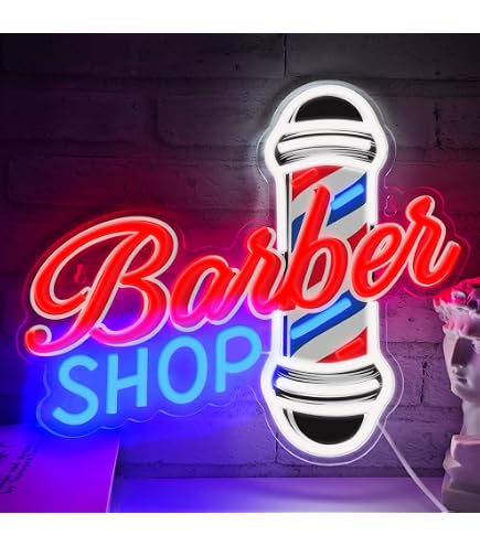 Amazon.com: Barber Shop Vintage Inspired Double-Sided Marquee LED