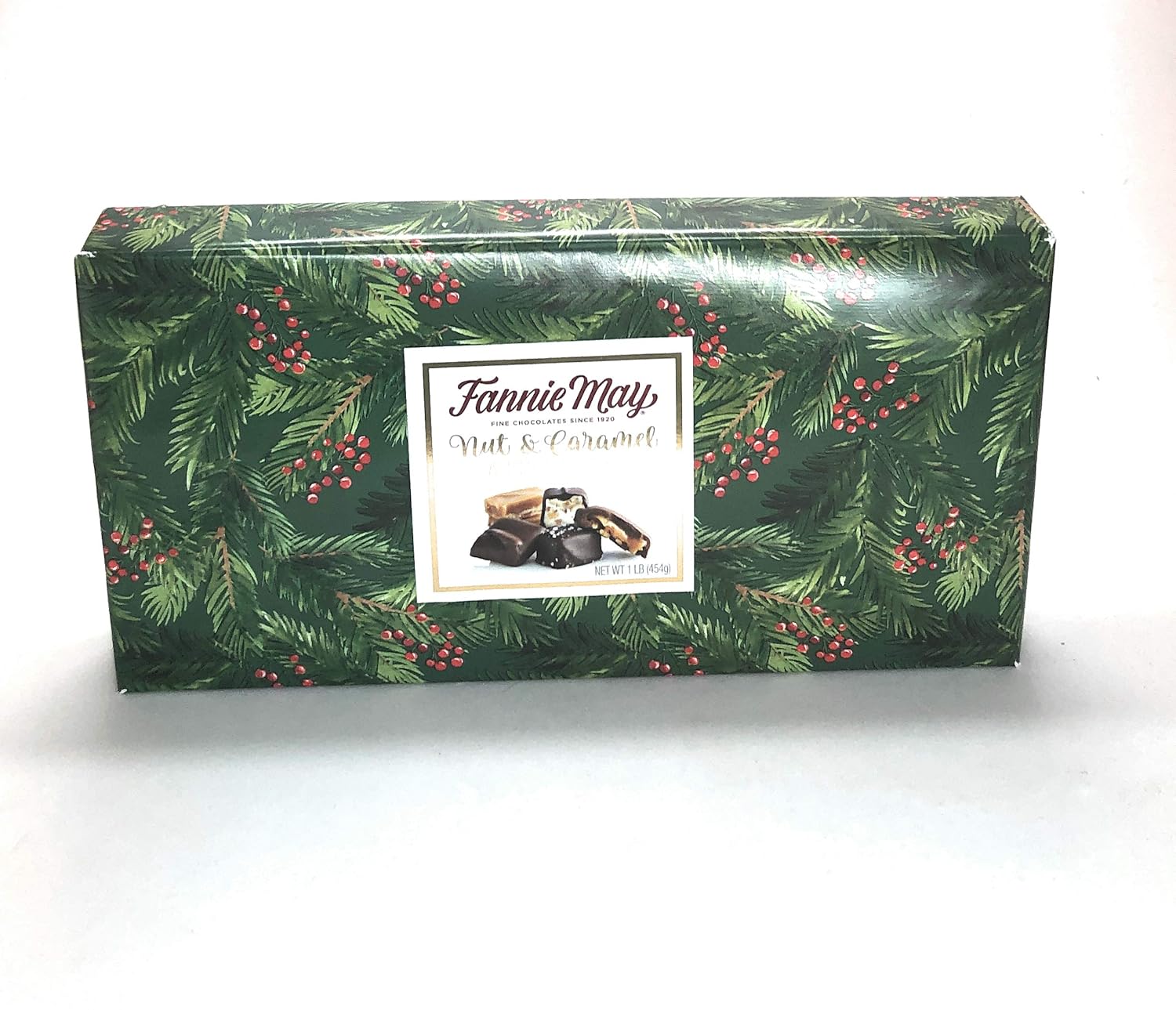 Amazon.com : Fannie May Holiday Wrapped Nut Caramel Assortment Gift Box 1 Lb : Grocery &Amp; Gourmet ...