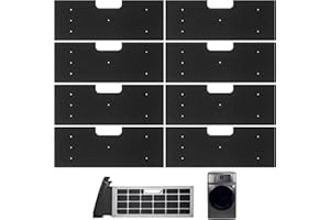 NICEMIYA WH01X35719 8 Pack GE Dryer Lint Filter Replacement, Washable and Reusable Lint Filter, Compatible with GE Profile Washer Dryer Combo