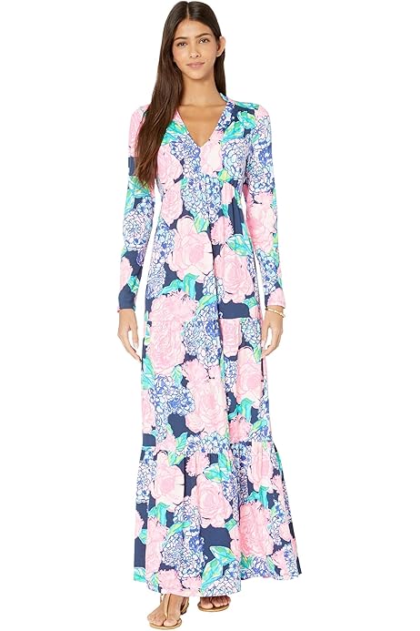 lilly pulitzer long sleeve maxi dress
