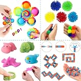 Chennyfun Fidget Toy Set 26Pcs Rainbow Stress Relief Autism ADHD Box Included view 6