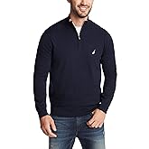 Nautica Mens Navtech Quarter-Zip Sweater