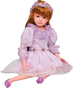 Toyshine 18 Princess Inches Rhymes Singing Boy Doll, Touch Sensors, Purple