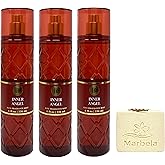Bath & Body Works Inner Angel 3 Pack Fragrance Mist Bundle with a Creamy Rose Bar Soap - Full Size