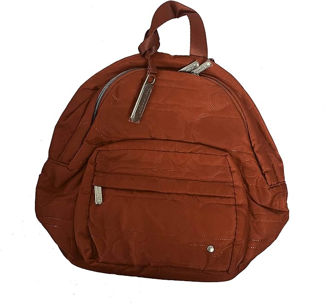 Backpack Bag Lesportsac City Collection Piccadilly Backpack Logo Deboss Black Quilted Nwt Cosys Cc