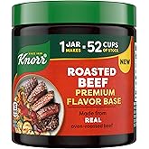 Knorr Premium Beef Bouillon Flavor Base 11 oz, Versatile Use 1PK | For soups, sauces, stews, rice and savory cooking; Beef; 11 oz.