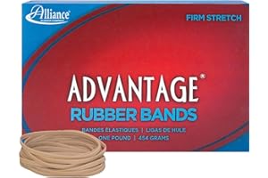 ALL26335 - Alliance Rubber 26335 Advantage Rubber Bands - Size #33, Natural, 1 Pound 3 x 1/8 inches