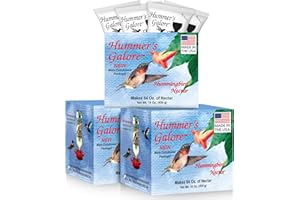 Hummer's Galore Hummingbird Food, Ready-to-Mix Hummingbird Nectar, All-Natural Nectar Collector Formula, No Preservatives or Dyes, Makes 192 oz (Pack of 3)