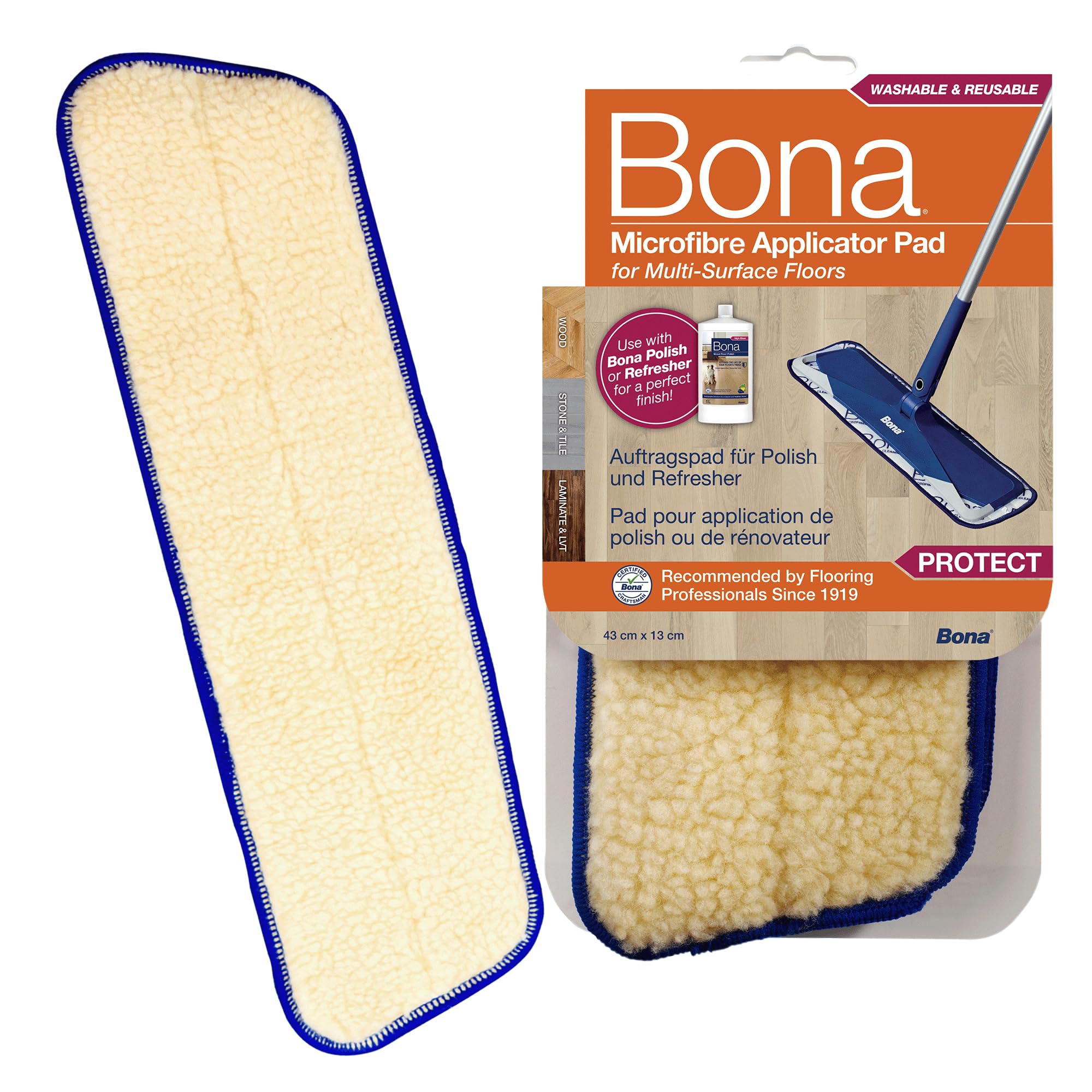 Bona Microfiber Applicator Pad, Beige