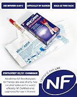 AlcoSense NF Certified Breathalyzers Twin Pack for France Europe Travel view 3