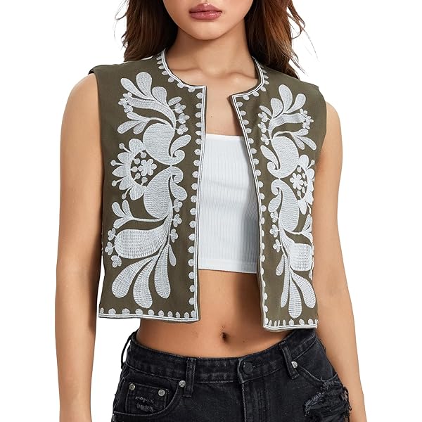 トップス Cording Embroidery Vest - ecru Cording Embroidery Vest - ecru - Mame Kurogouchi