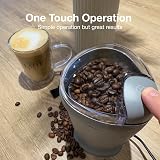Andrew James Electric Coffee Grinder 150W Bean Nut Spices 70g Grey view 9