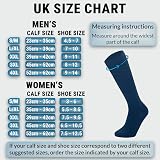 360 Relief 2 Pairs Compression Socks 15-20 mmHg Blue L/XL with Laundry Bag view 3