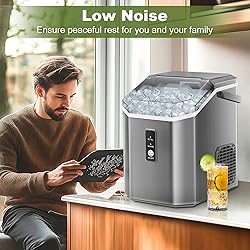 NicBex Nugget Ice Makers Countertop,Ice Machine