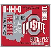 Hangtime Ohio State University - Ohio Buckeyes 12 x 14 inch Fan Cloud Sign