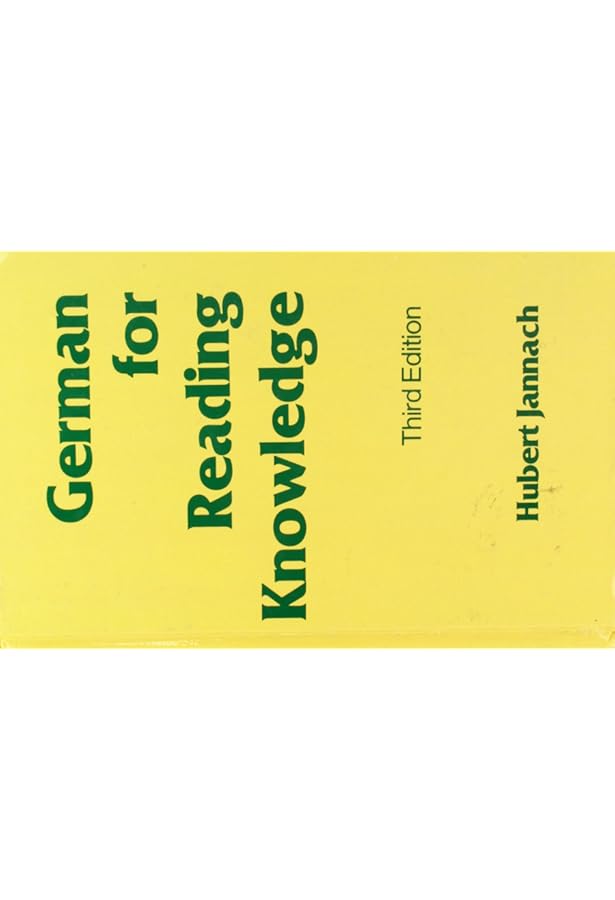 Amazon.com: German for Reading Knowledge (World Languages