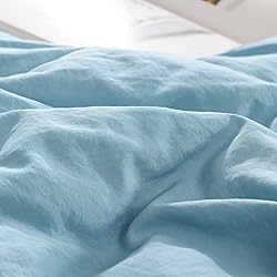 WRENSONGE Blue Queen Comforter Set, 7 Pieces Soft