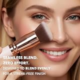 Lamora Make Up Brush Foundation Kabuki Flat Top Premium Synthetic Bristles view 3