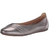 Trotters Women's Ballet Flat, Pewter, 10