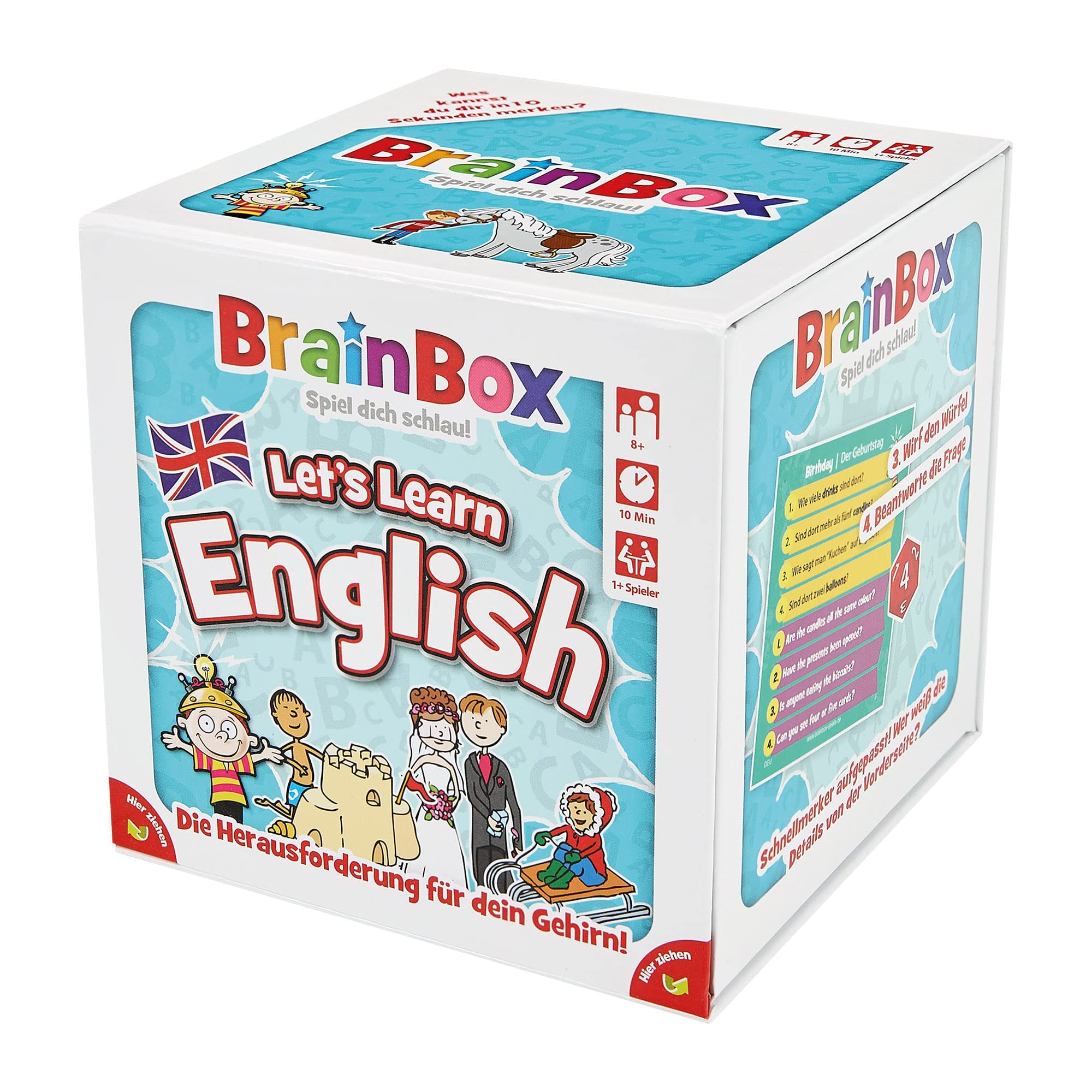Brain Box 2094952 Let's Learn English Educational Game Quiz Game for Children from 8 Years