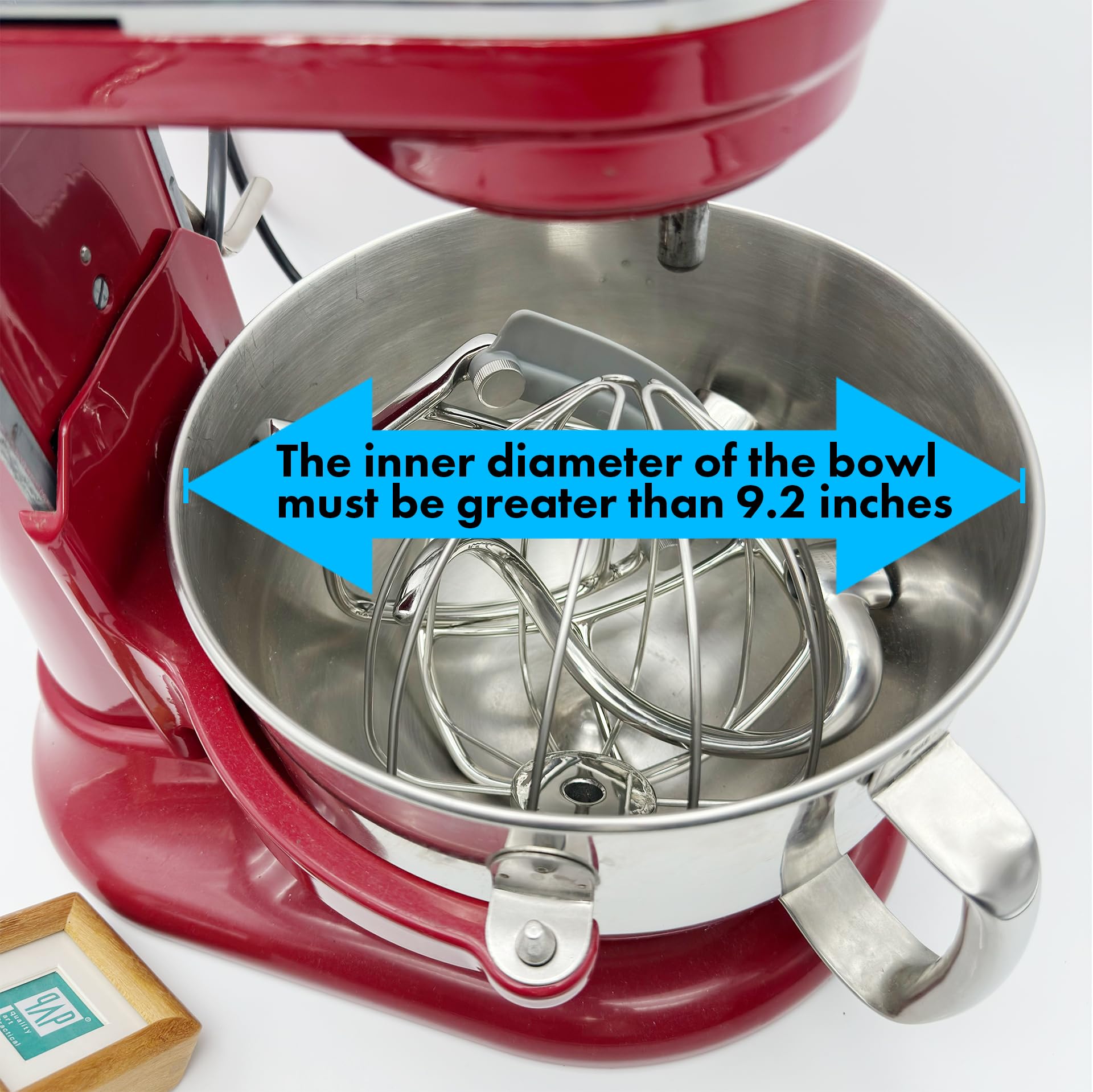 Flat Beater Replacement for KitchenAid 5plus/6 Qt. Bowl-Lift Stand Mixers/Polished 18/8 Stainless Steel Paddle Accessories/No coating/Dishwasher Safe/Replacement for KN256CBT