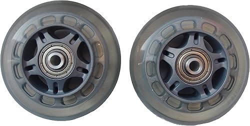 Amazon アウトレット 2輪のリモワスーツケースに使える交換用車輪 ホイール 1台分2個セット 80mm クリア グレー Joytrade ジョイトレード スーツケース Amazon アウトレット 2輪のリモワスーツケースに使える交換用車輪 ホイール 1台分2個セット 80mm クリア グレー Joytrade ジョイトレード スーツケース