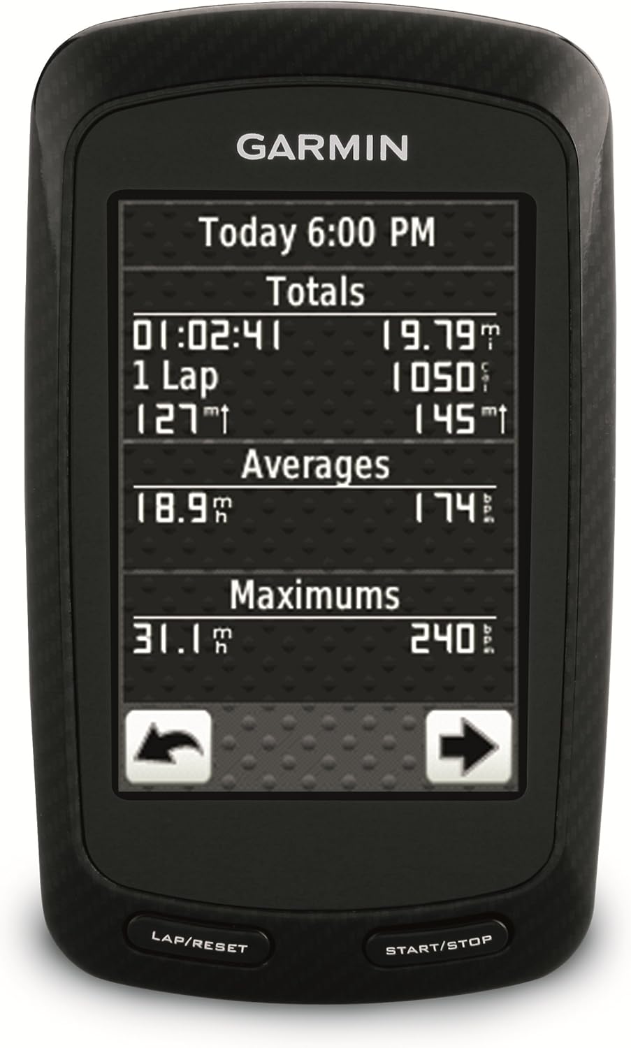 Garmin Edge 800 Gps Bike Computer Cartografico Schermo 2 6 Touch Colore Nero E Bianco Amazon It Elettronica