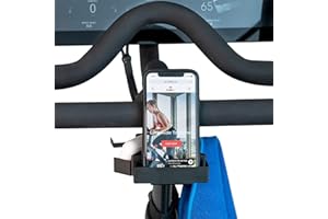 TrubliFit All-in-One Metal Holder for Peloton Bike, iPhone + Towel + AirPods, Phone Holder for Peloton Bike, Fits Original and Peloton Bike+, Includes 2 Towel Holders, Accessories for Peloton Bike